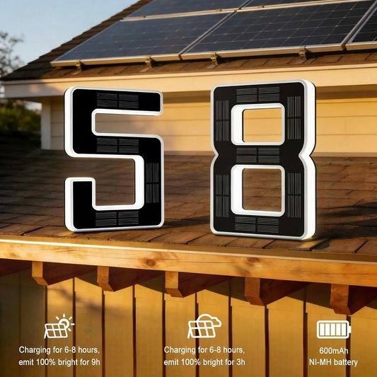 Solar Address Lights